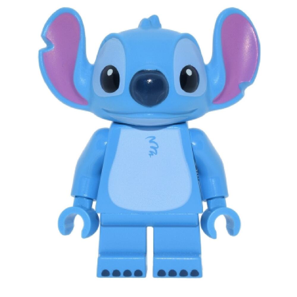 New LEGO Disney Lilo & Stitch Beach House Stitch - Dark Azure Minifigure dis174